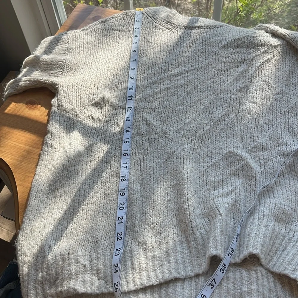 Abercrombie & Fitch Beige Tan Knit Crew Neck Sweater Men’s S Small - Picture 7 of 7